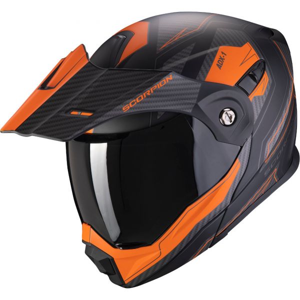  Scorpion Exo Casca Moto Touring/Adventure ADX-1 Tucson Matt Black/Orange