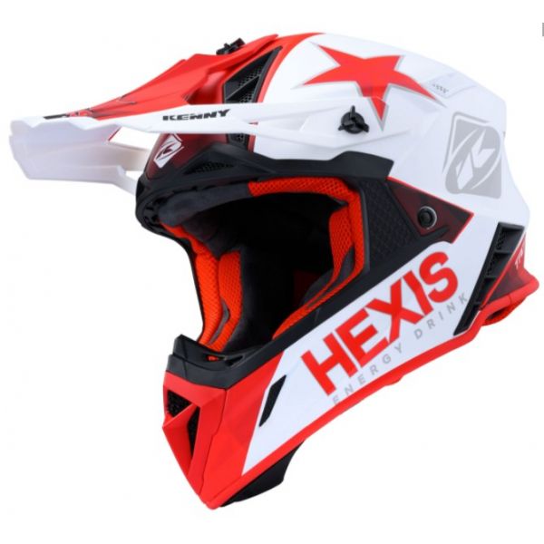  Kenny Casca MX Trophy Hexis White/Red S20