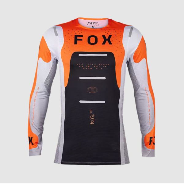  Fox Racing Tricou Moto MX/Enduro Flexair Magnetic Flo Orange 24