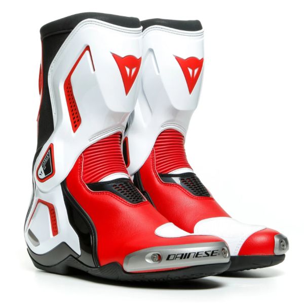  Dainese Cizme Moto Racing Torque 3 Out Black/White/Lava-Red 23