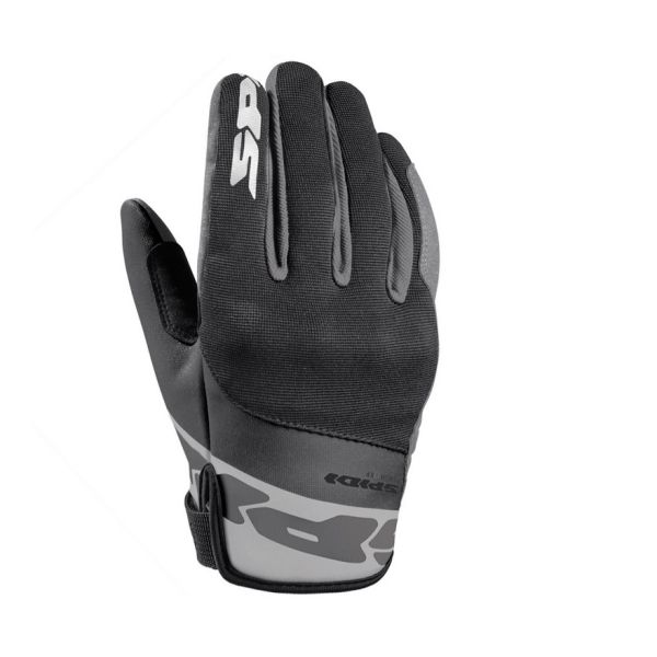  Spidi Textile Moto Gloves Flash-KP Black/Gray