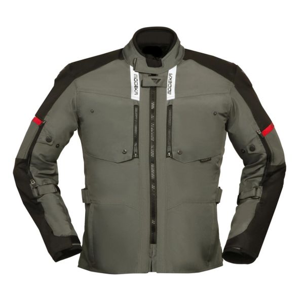 Textile jackets Modeka Textile Moto Jacket Raegis Grey/Black
