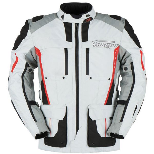 Textile jackets Furygan Textile Moto Jacket Brevent 3in1 Pearl-Charcoal 6456-970
