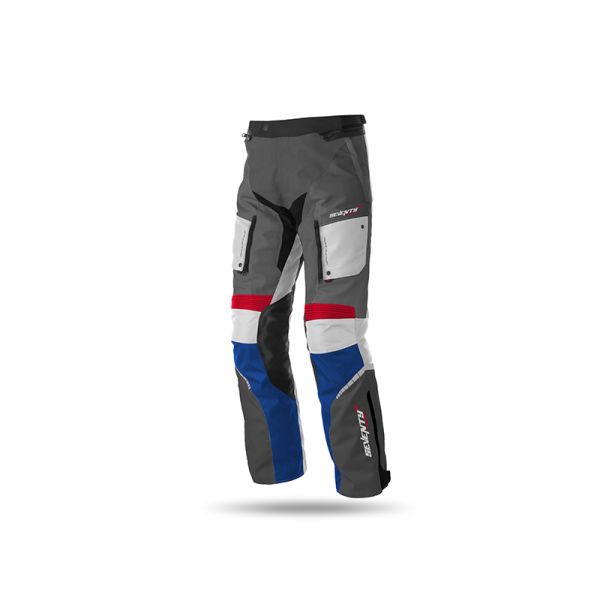 Textile pants Seventy Moto Textile Pants SD-PT3 Grey/Blue/Red