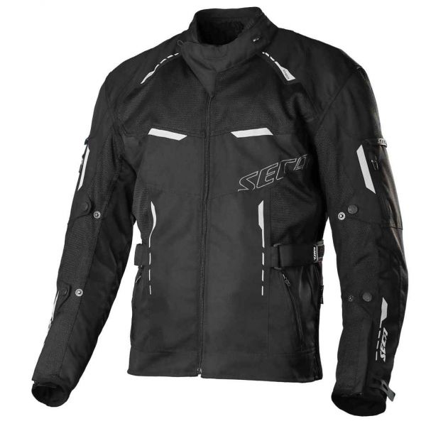 Textile jackets Seca Moto Touring Orkan Black Jacket