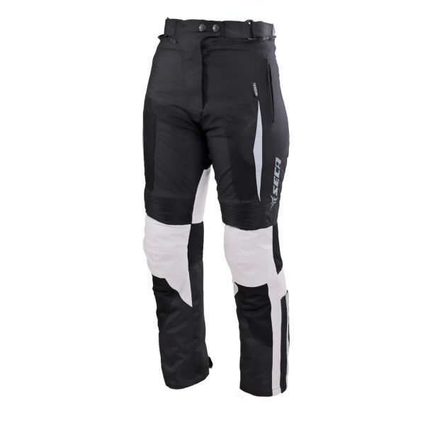  Seca Lady Textile Motorcycle Pants Hybrid 2 Gray
