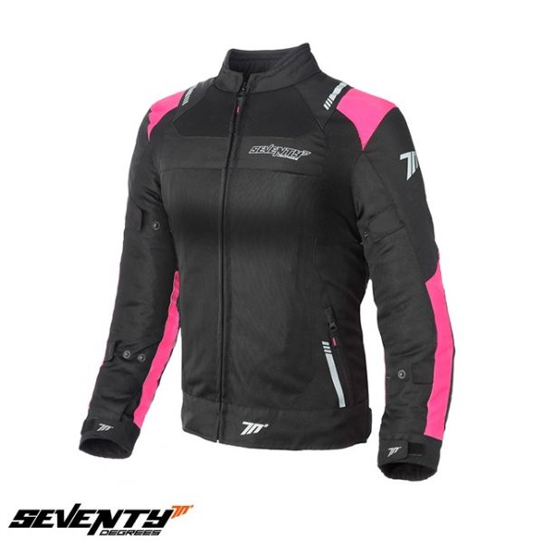  Seventy Geaca Moto Textila Dama SD-JR54 Black/Pink