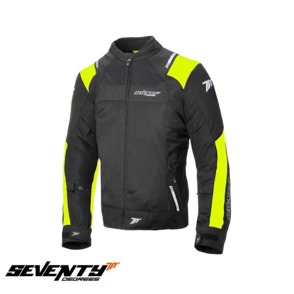  Seventy Geaca Moto Textila SD-JR52 Black/Yellow