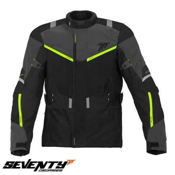 Textile jackets Seventy Moto Textile Jacket SD-JT 83 Black/Yellow Fluo 23