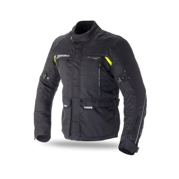 Geci Moto Textil Seventy Geaca Moto Textila Impermeabila SD-JT41 Black/Yellow