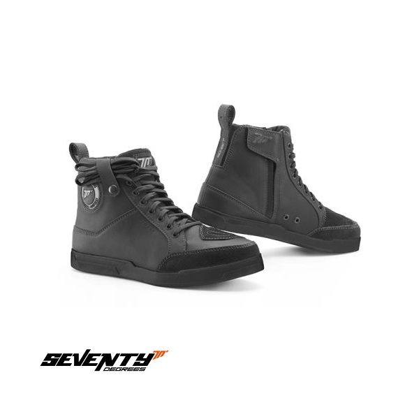  Seventy Moto Short Boots Unisex SD-BC7 Black 23