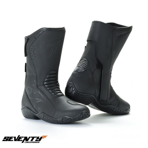  Seventy Lady Touring Moto Boots SD-BT9 Black 24