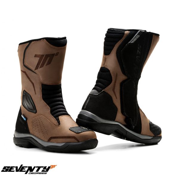 Adventure/Touring Boots Seventy Touring Moto Boots SD-BT13 Brown 24