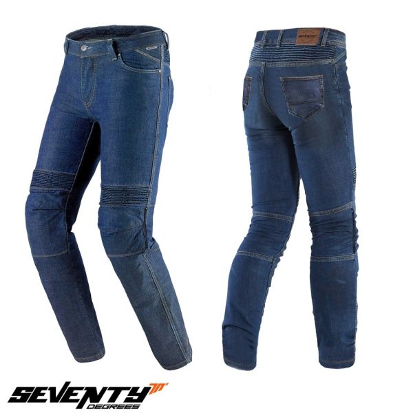 Seventy Lady Moto Jeans SD-PJ8 Slim Blue 24