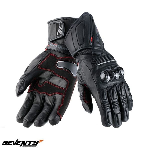 Gloves Womens Seventy Lady Leather Moto Gloves SD-R23 Winter Black 24