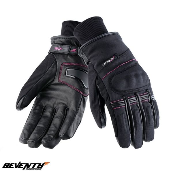  Seventy Manusi Moto Textile Dama SD-C31 WinterTex Black/Pink 24