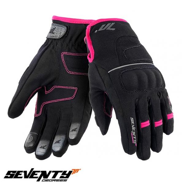  Seventy Manusi Moto Textile Dama SD-C45 Black/Pink