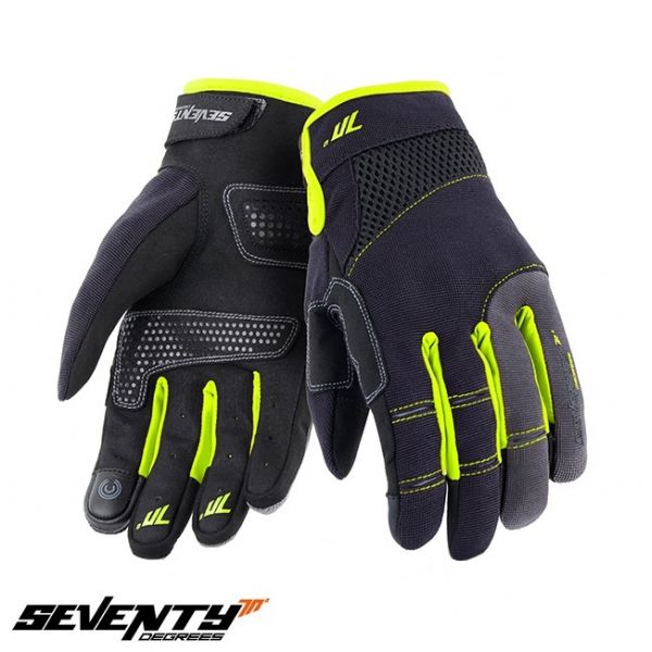  Seventy Manusi Moto Textile Dama SD-C50 Black/Yellow