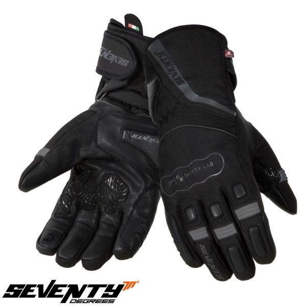Gloves Touring Seventy Textile Moto Gloves SD-T7 Gobi Black/Gray 24