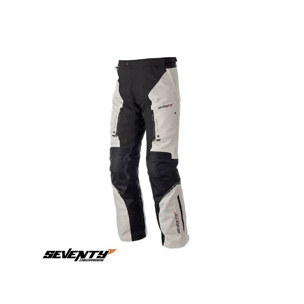  Seventy Textile Moto Pants Unisex SD-PT1S Black/Grey 23 Scurti