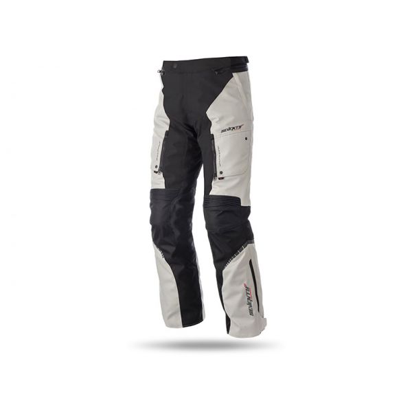 Pantaloni Moto Textil Seventy Pantaloni Textili Impermeabili SD-PT1 Black/Gray