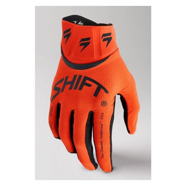  ShiftMX Manusi Enduro White Label Bliss Glove BLD Orange