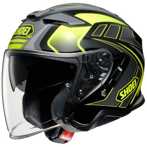 Jet helmets SHOEI J-CRUISE 2 Aglero TC-3 - Multicolor Yellow Helmet