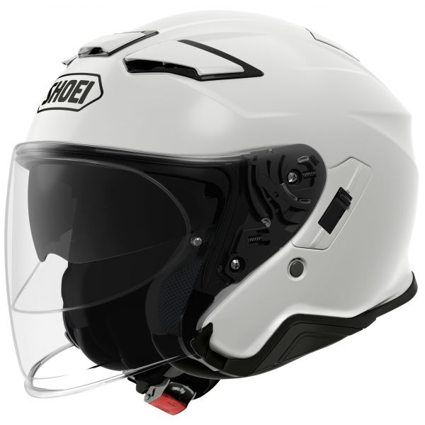Jet helmets SHOEI J-CRUISE 2 SOLID - White Helmet