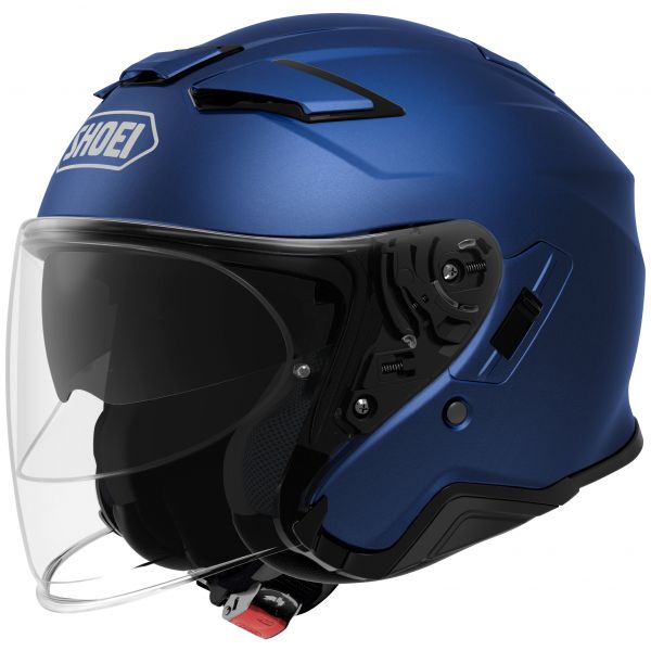 Jet helmets SHOEI J-CRUISE 2 SOLID - Matt Blue Helmet