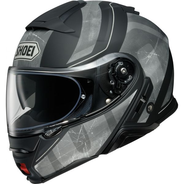  SHOEI Moto Flip-Up Helmet Neotec-II Jaunt TC-5 Black/Grey Matt 2022