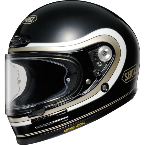  SHOEI Full-Face Moto Helmet Glamster 06 Bivouac TC-9 Black