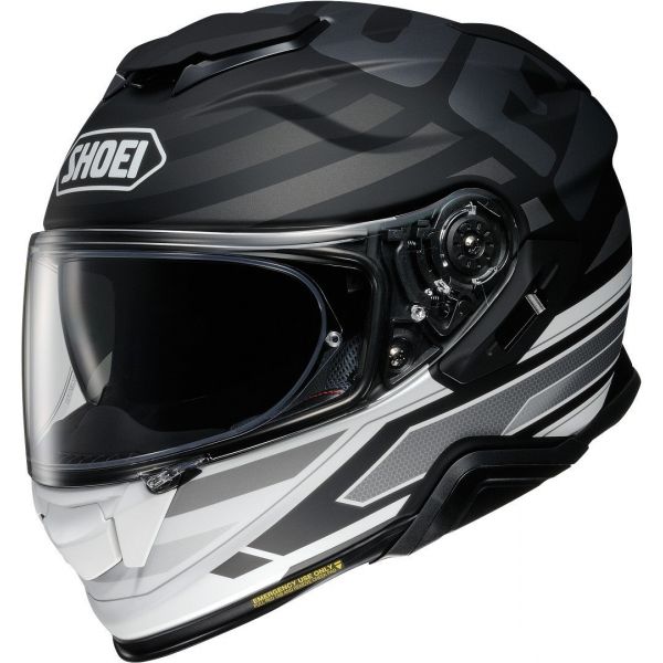 Full face helmets SHOEI Moto Full-Face Helmet GT-Air 2 Insignia TC-5 Black/White/Silver