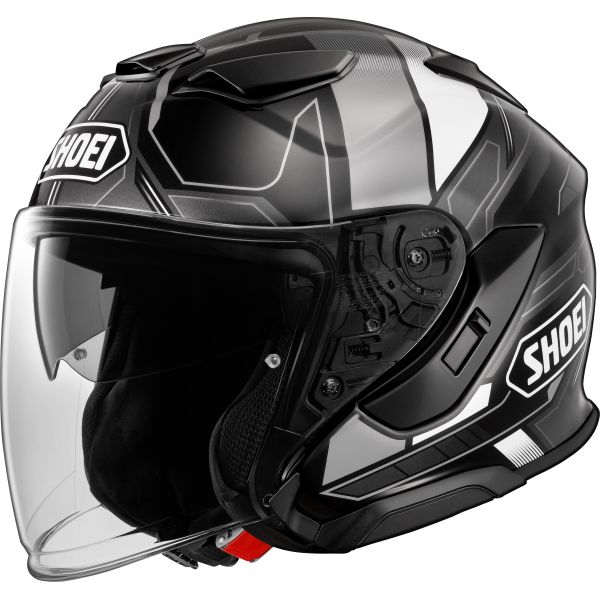 Casti Moto Jet (Open Face) SHOEI Casca Moto Open-Face/Jet J-Cruise 3 Whizzy TC-5 Black/Grey/White 25