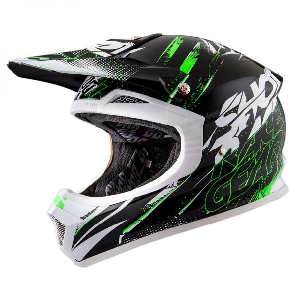 Helmets MX-Enduro Shot Racing Furious Capture Green Helmet