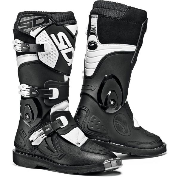 Cizme MX-Enduro Copii Sidi Cizme Enduro Copii Flame Black-White