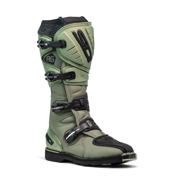 Cizme MX-Enduro Sidi Cizme Moto MX/Enduro Agueda Army/Black 2025