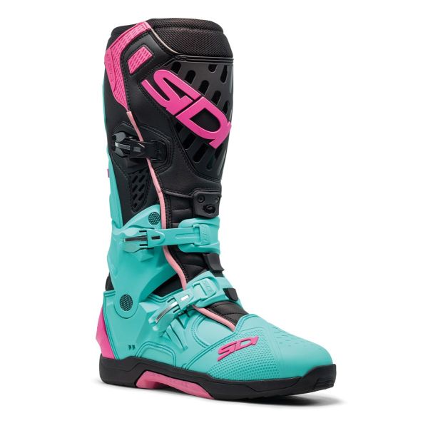 Cizme MX-Enduro Sidi Cizme Moto MX/Enduro Crossair Mint/Black/Pink 2025