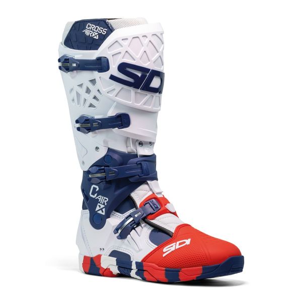 Cizme MX-Enduro Sidi Cizme Moto Mx/Enduro Crossair X White/Navy/Red 25