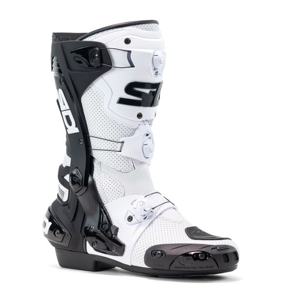 Cizme Moto Sport Sidi Cizme Moto Racing Rex Air White/Black 2025