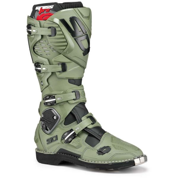 Boots MX-Enduro Sidi Moto MX/Enduro Boots Crossfire 3 Army/Black 2024