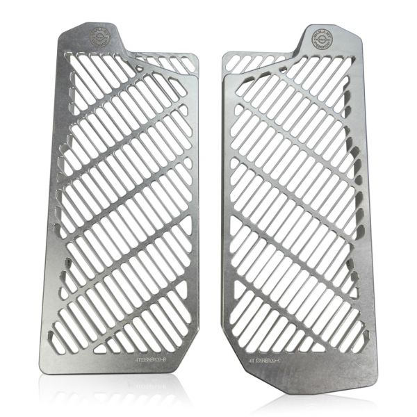 Radiator Guards Bullet Proof Designs Sherco 4T/2T Silver 2013-2020 Radiator Guards