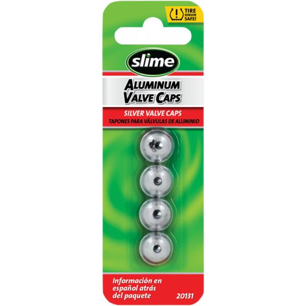 Tire Repair Kit Slime Valve Caps Aluminium 20131