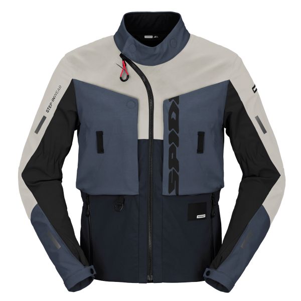 Geci Moto Textil Spidi Geaca Moto Textila Touring Frontier Ice/Blue