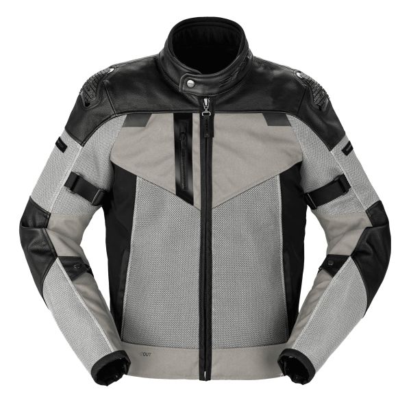 Textile jackets Spidi Textile/Leather Moto JacketVent Pro Black/Ice 23
