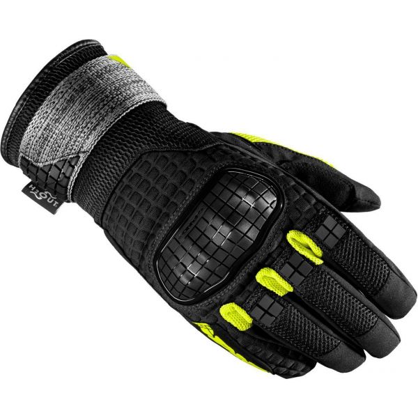  Spidi Textile Moto Touring Gloves Rain Warrior H2OUT Black/Yellow 2021 
