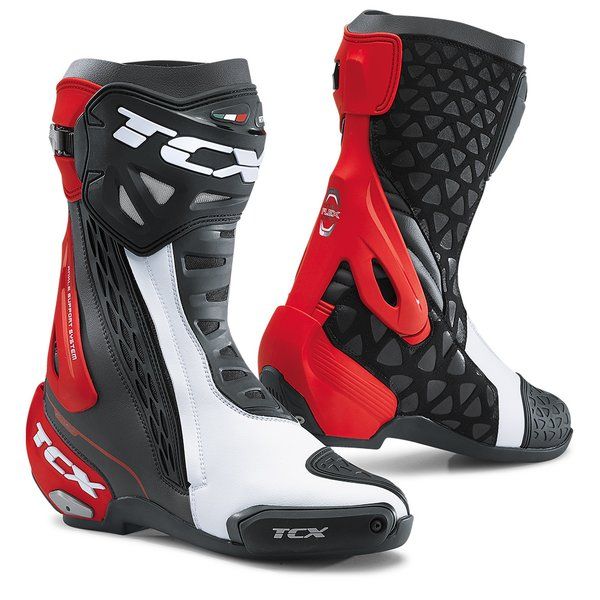  Tcx RT-RACE Black/White/Red Sport Boots