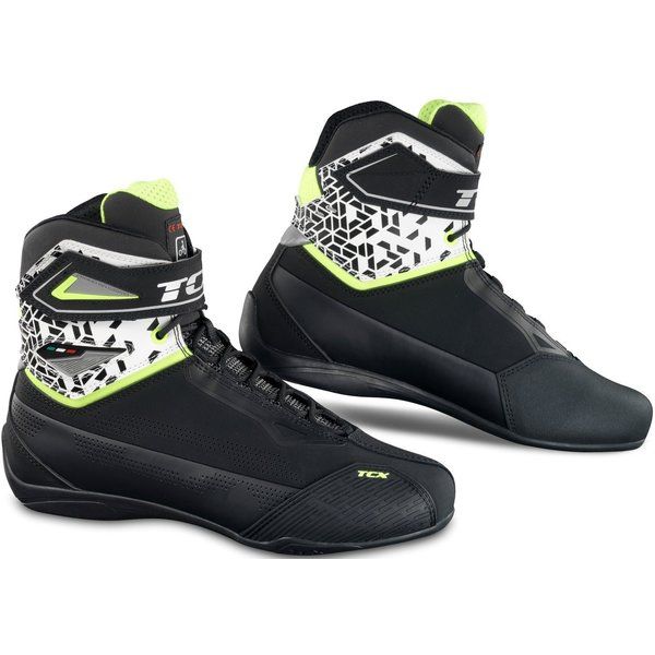 Short boots Tcx RUSH 2 AIR LIMITED EDITION Black/White/Yellow Fluo Boots