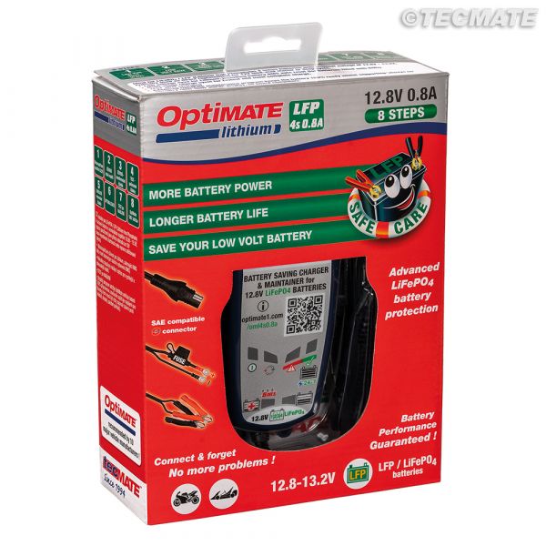 Battery Chargers Tecmate Charger Opt Lith 4s 9a Tm-274v2