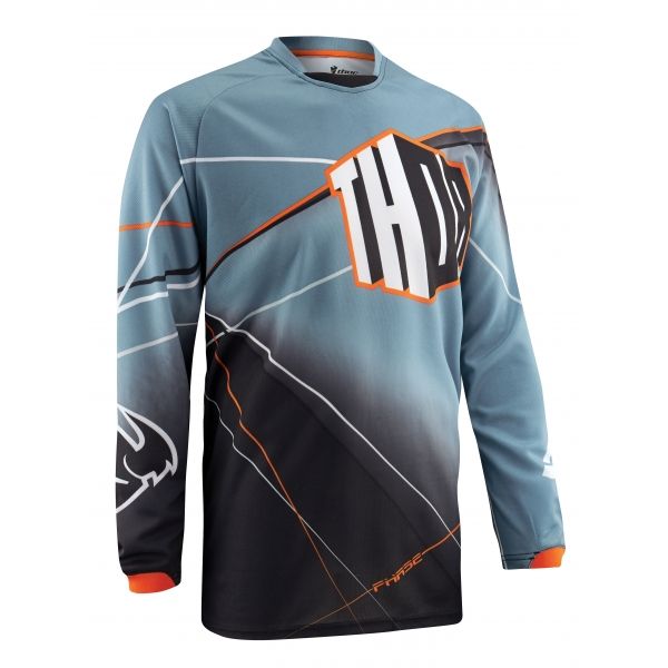 Jerseys MX-Enduro Thor JERSEY S5 PHASE PRISM STEEL MD