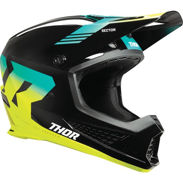 Casti Cross-Enduro Thor Casca Moto MX/Enduro Carve Black/Acid 24